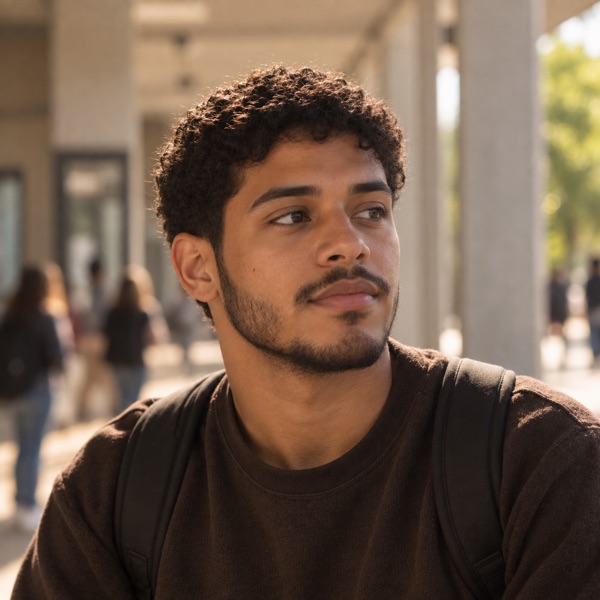 Retrato de estudante